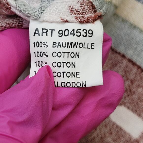 Vintage Native-American Button Shirt Womens Large 23x28 Blue - Picture 8 of 13